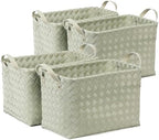 BROWNLILY Handwoven Clothes Basket Laundry Hampers Large Wicker Storage Baskets by BROWNLILY