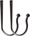 Mini Ball Curtain Holdbacks 4 Pack, Solid Zinc Alloy Wall Mounted Curtain by Mayrhyme