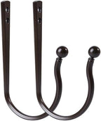 Mini Ball Curtain Holdbacks 4 Pack, Solid Zinc Alloy Wall Mounted Curtain by Mayrhyme