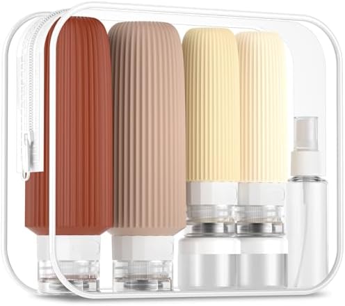 Mrsdry 16 Pack Travel Bottles for Toiletries, 6oz Silicone, Leak Proof by Mrsdry