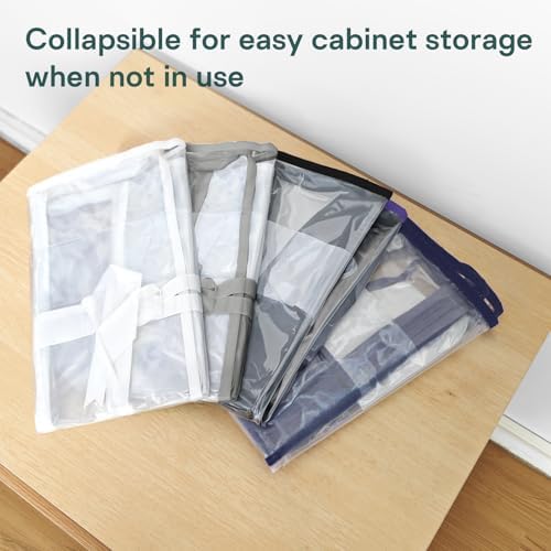 10 Pack Clear Storage Bags for Clothes, 22L Blanket Storage Bags, Under Bed - Image 5