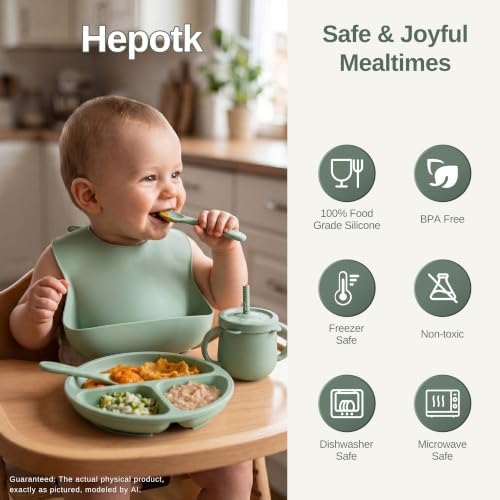 13Pcs Silicone Baby Feeding Set - Image 2