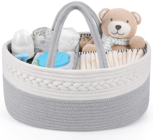 Maliton Cotton Rope Diaper Caddy Organizer by Maliton
