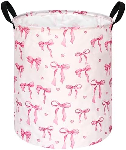 Round Laundry Basket Storage Bins Nursery Hamper Gift Baskets by VAIVUSTO