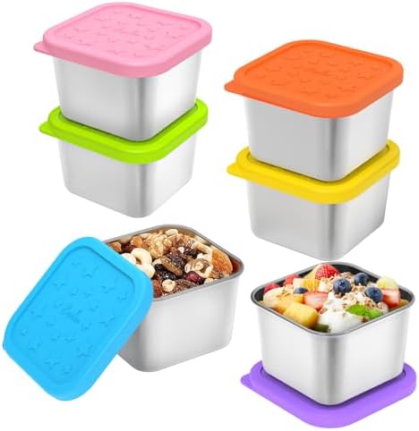SOPHICO 6oz Kid Snack Containers by SOPHICO