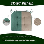 Chair Cushions for Dining Chairs Set of 2 - Image 3