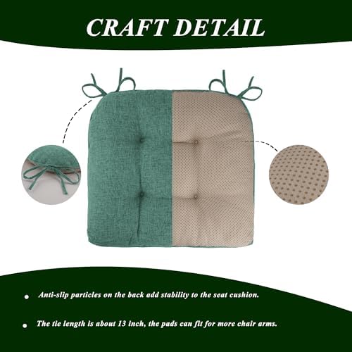 Chair Cushions for Dining Chairs Set of 2 - Image 3