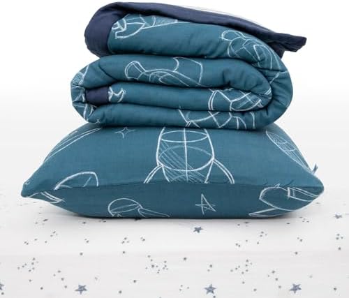 Little Unicorn Toddler Bedding 3-Piece Set | Includes Comforter, Crib Sheet & - Image 2