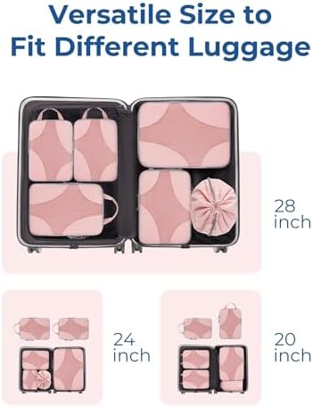 Bagsmart Compression Packing Cubes, Travel Bag Cruise Ship Essentials - Image 3