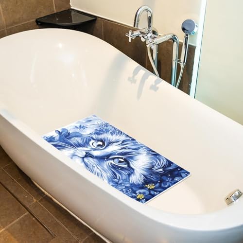 Shower Mat Non Slip, 26.8 x 15.1 Inch Bathtub Mat - Image 5