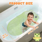 Baby Bath Mat for Tub Non Slip 30"x18" Soft Rubber Shower Mat for Kids - Image 3