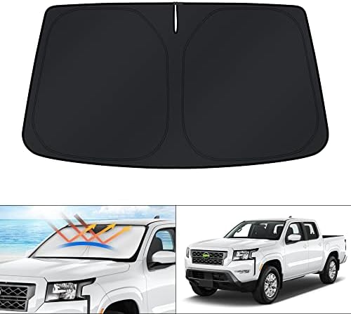 KUST Windshield Sun Shade for Nissan Frontier Accessories 2022-2024 2025 2026 by KUST