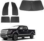 TINGLU Window Shades for Nissan Titan 2020-2024 Accessories Full Windows by TINGLU