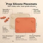 KeaBabies 2pk Silicone Placemats - Image 2