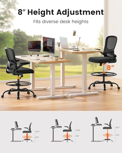 ErGear Drafting Chair, Standing Desk Chair - Image 5