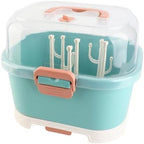 Ejoyous Baby Bottle Drying Rack Organizer, Nursing Bottle Storage Box, Compact by Ejoyous