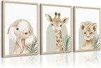 Animal Wall Art Pictures Baby Nursery Canvas Wall Art Decor Safari Animal by Tanmart