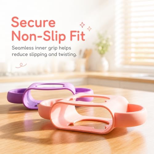 Silicone Bottle Handles for Wide-Neck Glass & Plastic Bottles, Transitional - Image 6