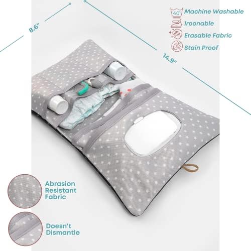 HAMUR Baby Diaper Bag Organizer – Compact & Foldable Stroller Pouch - Image 2