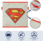 Superman Kids Storage Cubes, 2 Pack Foldable Fabric Bins - Image 2
