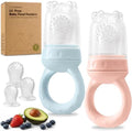 KeaBabies Baby Fruit Feeder 2pk, Silicone Baby Food Feeder by KeaBabies