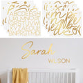 Boao Personalized Name Letter Wall Decal, Full Name, Extra Large by Boao
