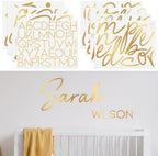 Boao Personalized Name Letter Wall Decal, Full Name, Extra Large by Boao