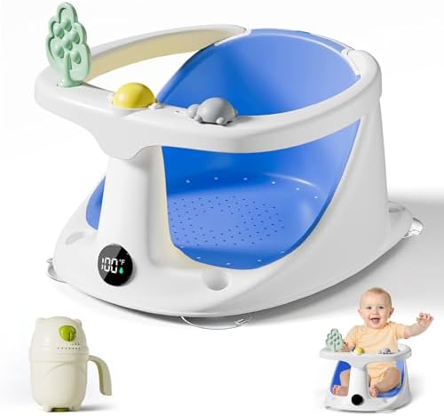 Baby Bath Seat, Bath Seats for Babies Sitting Up by DZMDIP