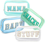 4 Pcs Mama and Baby Toiletry Bag Diaper Bags, Fresh Color by SilTriangle