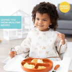 Bumkins - Sleeved Bib - For Boys & Girls, Babies & Toddlers 6-24 Months - - Image 2