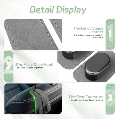 Car Seat Headrest Hooks - Image 5