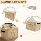 Trendy Pink Inspirational Storage Bins Box - Image 5