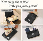 8 Set Packing Cubes for Travel Suitcase Organizer Bags Luggage Packing Cubes - Image 4