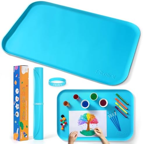 AtMini Silicone Craft Mats for Kids 24"x16"– by LearningThroughPlay