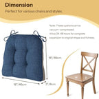 Chair Cushions for Dining Chairs 1 Piece, Royal Blue - Image 2