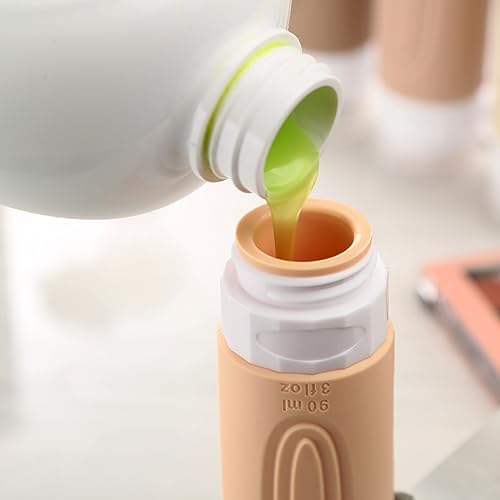 Mrsdry Travel Bottles for Toiletries, Tsa Approved 3oz Travel Size Containers - Image 3