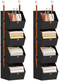 Homsorout Hanging Closet Organizer 4 Tier by Homsorout