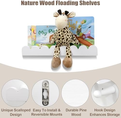Scalloped Shelves for Nursery - Image 4