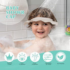 Baby Shower Cap Hat Soft Adjustable Bath Head Cap Visor - Image 4