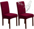 Genina Waterproof Dining Chair Covers Set of 2 Parsons Chair Slipcovers by Genina
