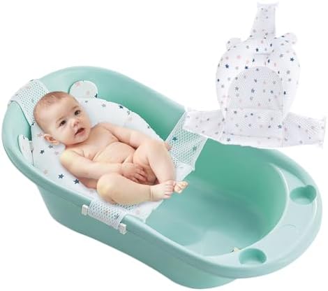 Baby Flotation Bath Cushion Infant Bath Seat Support Net Newborn Bathtub Mesh by Unknown