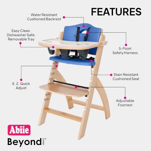 Abiie Beyond Junior Convertible Wooden High Chair - Image 2