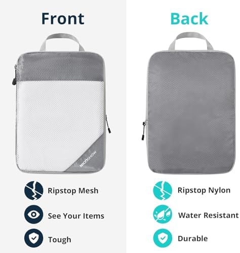 Compression Packing Cubes 10 Set, Compressible Space-Saving Packing Cubes - Image 5
