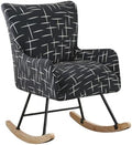 Nursery Rocking Chair Cover Stretchable Glider Chairs Cover Slipcovers Printed by Unknown