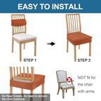 Smiry Waterproof Seat Covers for Dining Room Chairs - Image 5