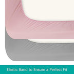 Crib Sheets Waterproof 2 Pack for Baby Boys Girls Fitted - Image 4