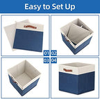 Temary Fabric Storage Bins for Cube Organizer 4 Pack Cube Storage Bins 13 - Image 7