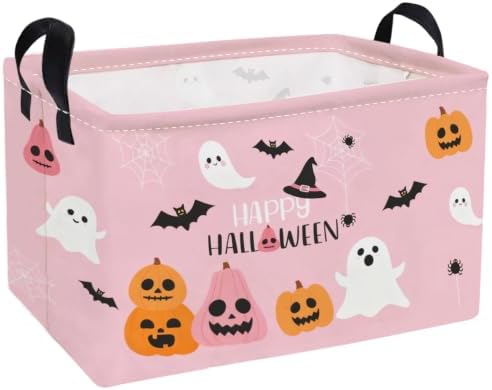 Essme Rectangular Halloween Basket, Kids Storage Bins Organizer by ESSME