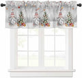 Vandarllin Christmas Gnome Valance Curtains by VandarllinHomeKitchenDecor