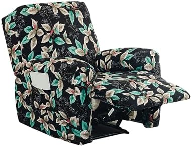 NILUOH Stretch Recliner Covers 4 Piece, Non-Slip Lazy Boy Chair Covers by NILUOH